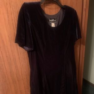 Molly Malloy Evening Navy Dress, Size 8